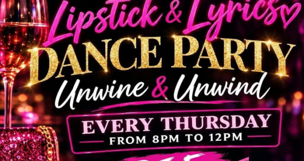 Dance the night away Thursday at Palm Coast Lanes! Lipstick & Lyrics features DJ E, drink specials and music starting at 8 PM.