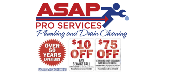 ASAP Plumbing Service Discount in Flagler Palm Coast | Palm Coast Local BusinessOffers